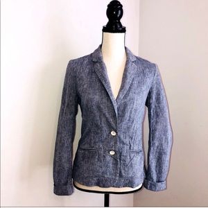 Anthropologie Chambray blazer